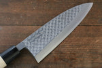 Sakai Takayuki Kasumitogi White Steel Shippou engraving Deba - japanny-FR