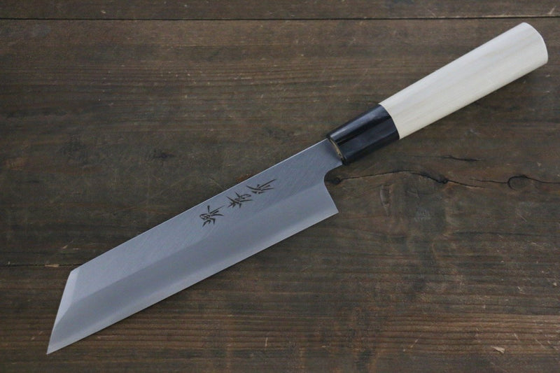 Sakai Takayuki [GAUCHE] Kasumitogi Acier Blanc Mukimono  180mm - japanny-FR