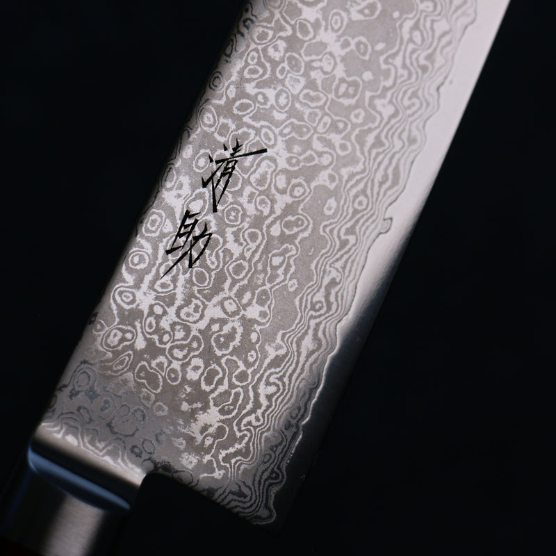 Seisuke VG10 33couche Finition miroir Damas Kirituke Gyuto  210mm Bois de pakka rouge Manipuler - japanny-FR