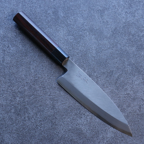 Seisuke Acier Bleu Kasumitogi Funayuki  180mm Bois de rose Manipuler - japanny-FR