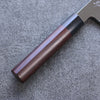 Seisuke Acier Blanc Kasumitogi Nakiri  180mm Bois de rose Manipuler - japanny-FR