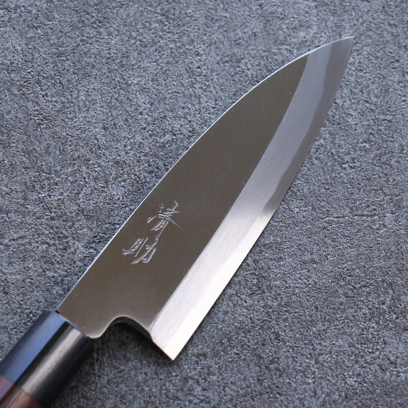 Seisuke Acier Blanc Kasumitogi Funayuki  150mm Bois de rose Manipuler - japanny-FR