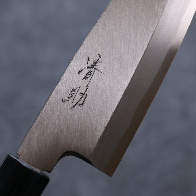 Seisuke Acier Blanc Kasumitogi Funayuki  150mm Bois de rose Manipuler - japanny-FR