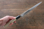 Sakai Kikumori VG10 Finition en miroir Sujihiki  240mm Magnolia Manipuler - japanny-FR