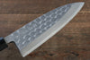 Sakai Takayuki Kasumitogi White Steel Seigaiha engraving Deba - japanny-FR