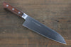 Sakai Takayuki Acier Bleu No.2 Honyaki Santoku  180mm - japanny-FR