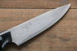 Kazuo Nomura Acier Blanc No.2 Damas Gyuto  120mm Micarta Manipuler - japanny-FR