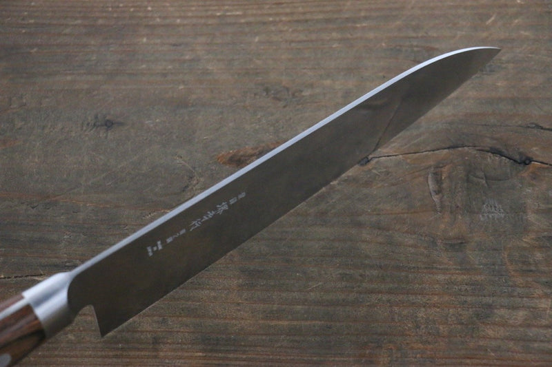 Sakai Takayuki Acier Bleu No.2 Honyaki Santoku  180mm - japanny-FR