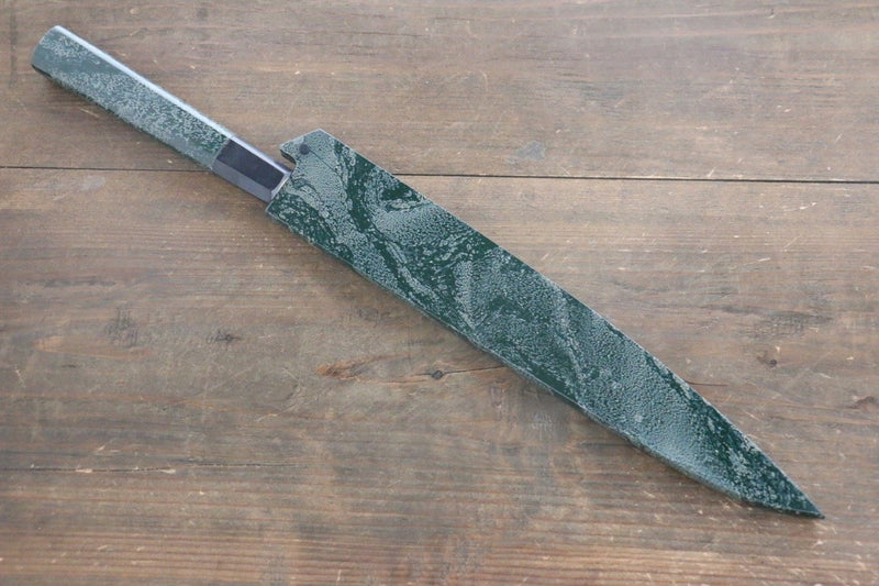 Sakai Takayuki AUS10 45 Couche de Damas Martelé Sujihiki  240mm Laqué vert Manipuler Avec gaine - japanny-FR