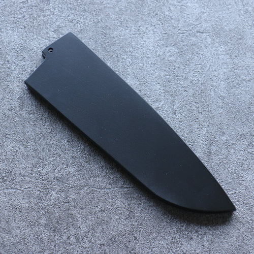 Noir Magnolia Gaine pour 165mm Santoku avec Cheville en contreplaqué Kaneko - japanny-FR