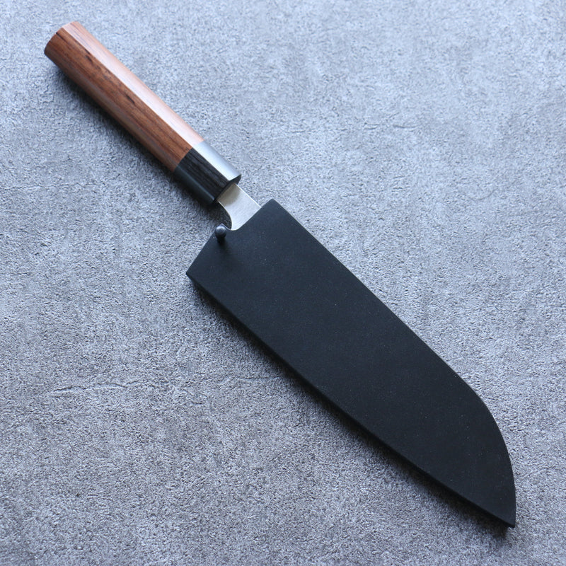 Noir Magnolia Gaine pour 165mm Santoku avec Cheville en contreplaqué Kaneko - japanny-FR