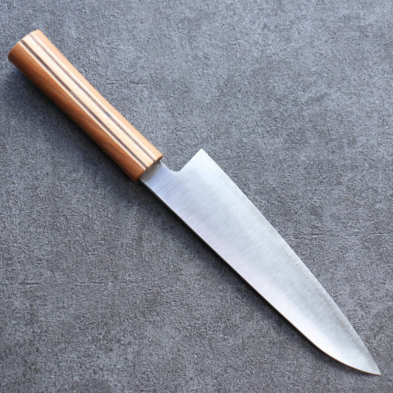 Shigeki Tanaka Majiro Acier argenté NO.3 Gyuto  190mm Érable, Cerise, Noix Manipuler - japanny-FR