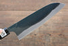 Kanetsune Acier Bleu No.2 Kurouchi Santoku  165mm Magnolia Manipuler - japanny-FR