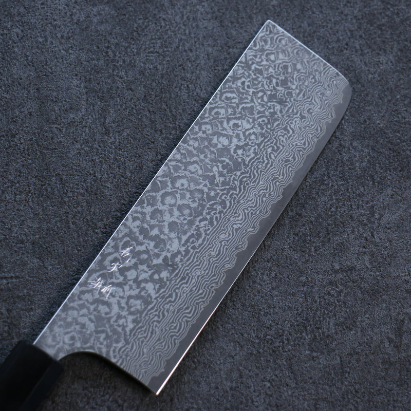 Yoshimi Kato VG10 Damas Nakiri  165mm Wenge Manipuler - japanny-FR