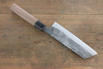 Shigeki Tanaka TEKKA Acier Bleu No.2 Kurouchi Nakiri  165mm Noix Manipuler - japanny-FR