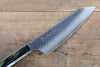 Sakai Takayuki VG10 33 Couche de Damas Kengata Santoku  160mm Chêne vivant laqué(Saiu) Manipuler - japanny-FR