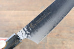 Sakai Takayuki VG10 33 Couche de Damas Kengata Santoku  160mm Chêne vivant laqué(Saiu) Manipuler - japanny-FR