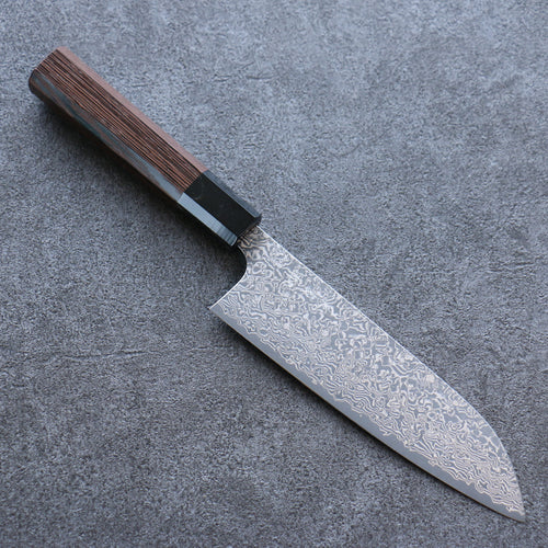 Yoshimi Kato VG10 Damas Santoku  170mm Wenge Manipuler - japanny-FR