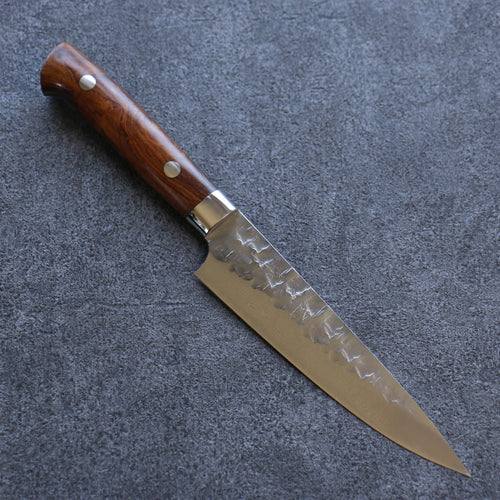 Takeshi Saji VG10 Martelé Damas Petite-utilité  135mm Ironwood Manipuler - japanny-FR
