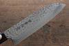 Kanetsune DSR-1K6 Martelé Santoku  165mm Bois de pakka rouge Manipuler - japanny-FR