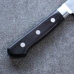 Seisuke VG10 Damas Santoku  165mm Bois de pakka noir Manipuler - japanny-FR