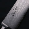 Seisuke VG10 Damas Santoku  165mm Bois de pakka noir Manipuler - japanny-FR