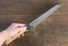 Sakai Takayuki VG10 33 Couche de Damas Kengata Gyuto  190mm Chêne vivant laqué(Kurokami) Manipuler - japanny-FR