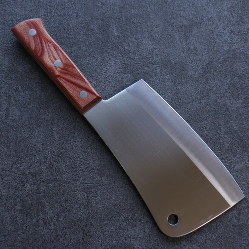 Seisuke Acier Inoxydable couteau intelligent  170mm Bois de Pakka marron Manipuler - japanny-FR