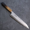 Seisuke SLD Washiji Gyuto Couteau Japonais 210mm Chêne brûlé Manipuler - japanny-FR