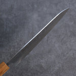 Seisuke SLD Washiji Gyuto Couteau Japonais 210mm Chêne brûlé Manipuler - japanny-FR