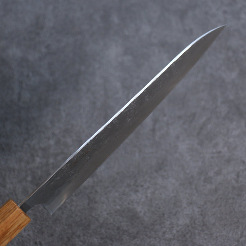 Seisuke SLD Washiji Gyuto Couteau Japonais 210mm Chêne brûlé Manipuler - japanny-FR