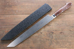 Sakai Takayuki Grand Chef (Pour les gauchers) Acier suédois Kiritsuke Yanagiba 260mm Désert Ironwood(Modèle Sugihara
) Manipuler avec Gaine - japanny-FR