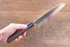 Shungo Ogata SG2 Kurouchi Finition noire Santoku  180mm Shitan Manipuler - japanny-FR