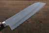 Kunihira VG1 Nashiji Santoku  170mm Acajou Manipuler - japanny-FR