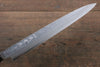 Shigeki Tanaka VG10 Damas Yanagiba  270mm Bois d'ébène Manipuler - japanny-FR