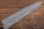 Nao Yamamoto VG10 Damas noir Gyuto  180mm Bois de pakka noir Manipuler - japanny-FR