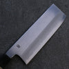 Kikuzuki Acier Blanc No.2 Kasumitogi Nakiri Couteau Japonais 180mm Magnolia Manipuler - japanny-FR