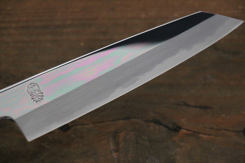 Choyo Acier Blanc Finition en miroir Kiritsuke Petty,Utilité  135mm Magnolia Manipuler - japanny-FR