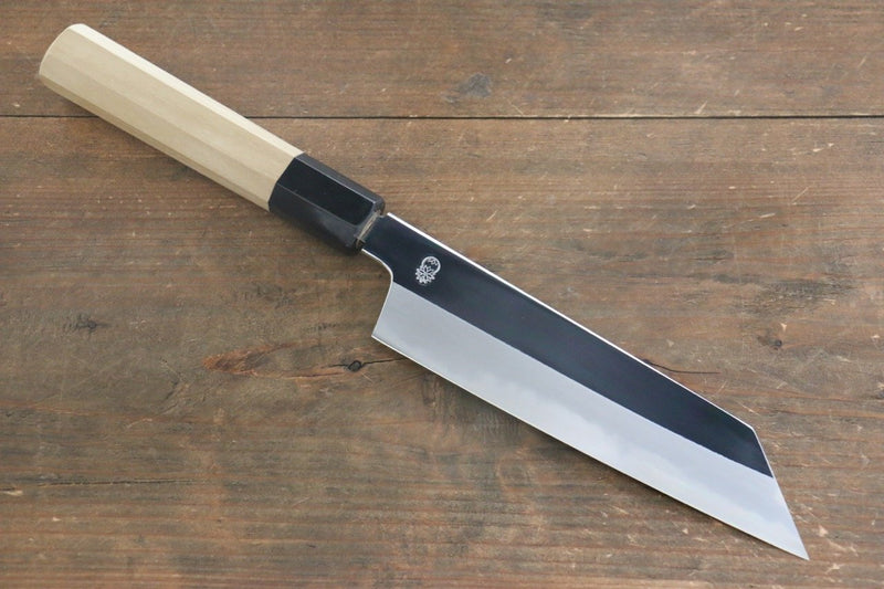 Choyo Acier Blanc Finition en miroir Kiritsuke Santoku  180mm Magnolia Manipuler - japanny-FR