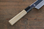 Choyo Acier Blanc Finition en miroir Kiritsuke Santoku  180mm Magnolia Manipuler - japanny-FR