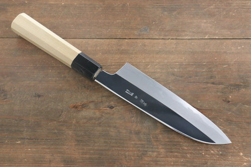 Choyo Acier Blanc Finition en miroir Santoku  180mm Magnolia Manipuler - japanny-FR