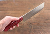 Nao Yamamoto SG2 Damas Migaki Terminé Nakiri  165mm Bois de pakka rouge Manipuler - japanny-FR