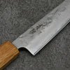 Seisuke SLD Washiji Petite-utilité Couteau Japonais 135mm Chêne brûlé Manipuler - japanny-FR