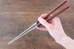 Moribashi Cooking Chopstick RedGreendots 165mm - japanny-FR