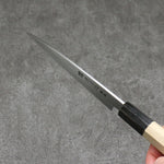 Minamoto Akitada Acier argenté NO.3 Kasumitogi Petite-utilité Couteau Japonais 150mm Magnolia Manipuler - japanny-FR