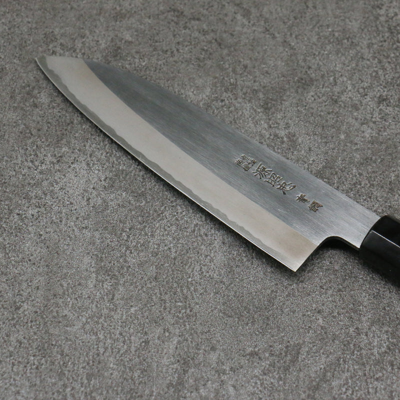 Minamoto Akitada Acier Bleu No.2 Kasumitogi Santoku 180mm Manipuler Magnolia - japanny-FR