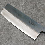 Minamoto Akitada Acier Blanc No.2 Kurouchi Nakiri Couteau Japonais 165mm Magnolia Manipuler - japanny-FR