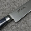 Seisuke Seiten Molybdene Petite-utilité Couteau Japonais 120mm bleu marine de pakka noir Manipuler avec Gaine - japanny-FR