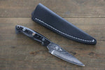 Yu Kurosaki Fujin VG10 Damas couteau de chasseur  100mm Micarta noir Manipuler - japanny-FR