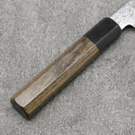 Seisuke VG10 Damas Petite-utilité Couteau Japonais 105mm Bois de pakka Gris Manipuler - japanny-FR